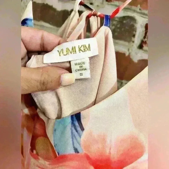 Yumi Kim Layered Floral Tie Up Dress Size Small - Picture 5 of 9